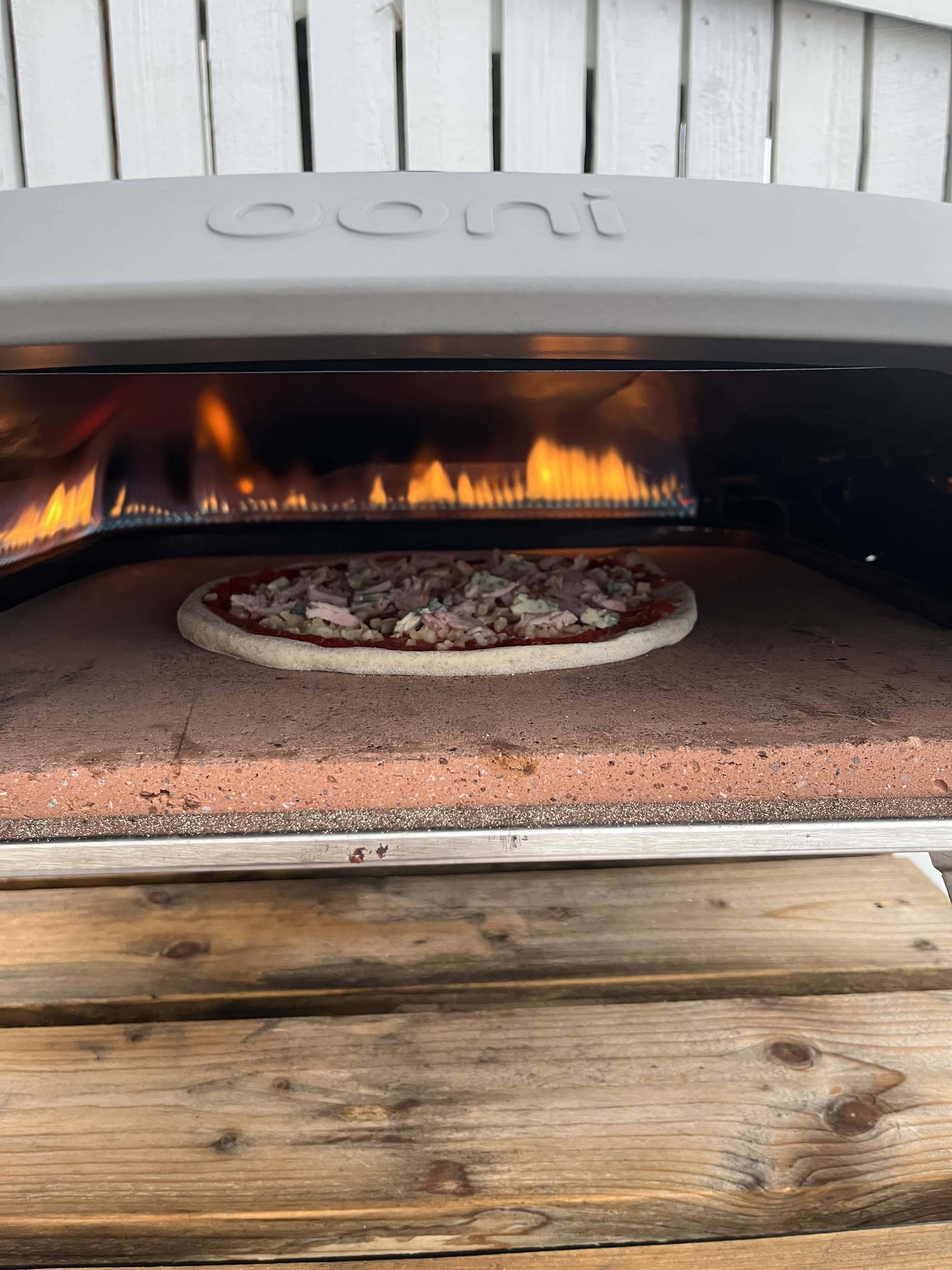 Pizza in the Ooni oven